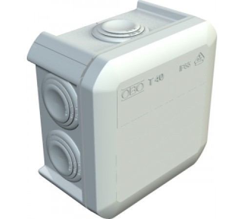 Коробка монтажна OBO Bettermann 90 x 90 x 52 мм (тип Т40 IP 55) Коробка монтажна OBO Bettermann 90 x 90 x 52 мм (тип Т40 IP 55)