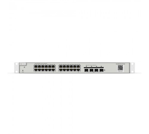 Комутатор Ruijie Reyee RG-NBS3200-24GT4XS керований 28-портовий без PoE Комутатор Ruijie Reyee RG-NBS3200-24GT4XS керований 28-портовий без PoE