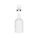 Патрон пластиковий підвісний e.lamp socket pendant.E27.pl.white, Е27, з кабелем 15 см і клемною колодкою, білий