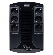 Джерело безперебійного живлення Logicpower LP 850VA-6PS (510W) лінійно-інтерактивне