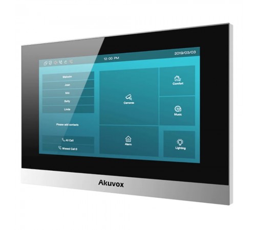 IP-відеодомофон з Wi-Fi 7" Akuvox C313WE silver IP-відеодомофон з Wi-Fi 7" Akuvox C313WE silver