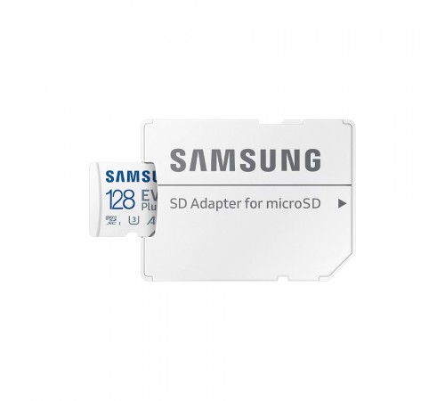 Карта пам'яті Samsung Evo Plus microSDXC 128GB UHS-I U3 V30 A2 + SD адаптер (MB-MC128SA/EU) Карта пам'яті Samsung Evo Plus microSDXC 128GB UHS-I U3 V30 A2 + SD адаптер (MB-MC128SA/EU)