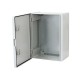 Щит ERKA 024 400 x 500 x 210 мм з монтажною панеллю і опаловими дверцятами