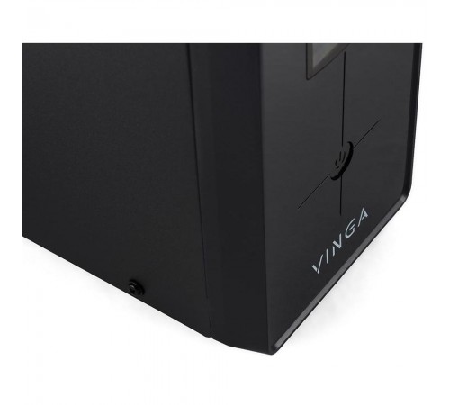 Джерело безперебійного живлення Vinga VPC-1200MU 1200ВА / 720 Вт з LCD-дисплеєм з USB у металевому корпусі Джерело безперебійного живлення Vinga VPC-1200MU 1200ВА / 720 Вт з LCD-дисплеєм з USB у металевому корпусі