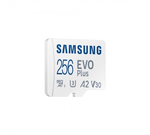 Карта пам'яті Samsung Evo Plus microSDXC 256GB UHS-I U3 V30 A2 + SD адаптер (MB-MC256SA/EU) Карта пам'яті Samsung Evo Plus microSDXC 256GB UHS-I U3 V30 A2 + SD адаптер (MB-MC256SA/EU)
