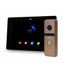 Комплект відеодомофона ATIS AD-770FHD Black + AT-400HD Gold