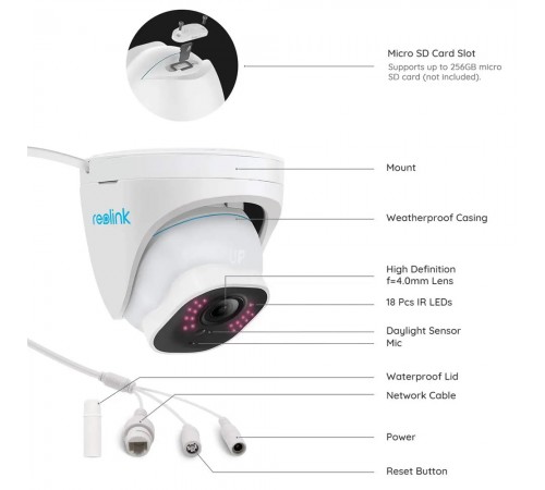IP камера Reolink RLC-820A IP камера Reolink RLC-820A