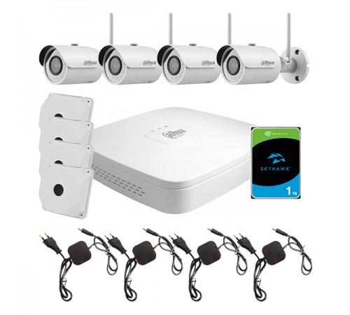 Комплект відеоспостереження WiFi kit 4cam Комплект відеоспостереження WiFi kit 4cam