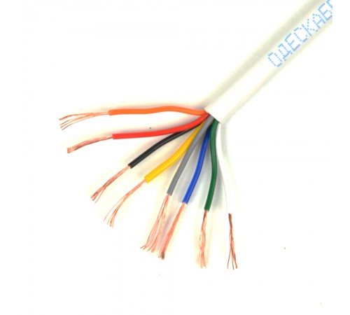 Кабель Одескабель Alarm Cable 8*0.22 М без екрану Кабель Одескабель Alarm Cable 8*0.22 М без екрану