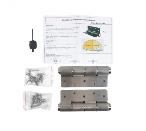 Гідравлічна петля ATIS GM-5E-304/A Stainless Steel Гідравлічна петля ATIS GM-5E-304/A Stainless Steel