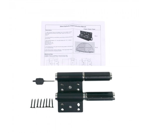 Гідравлічна петля ATIS GM-6Q-B/A Black Гідравлічна петля ATIS GM-6Q-B/A Black
