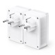 Комплект адаптерів TP-Link Powerline TL-PA7017P KIT із вбудованою розеткою