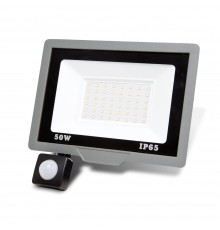 Прожектор світлодіодний ONE LED ultra (ZY-TH18-50-S) 50 Вт з датчиком руху
