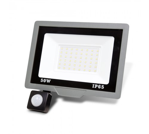 Прожектор світлодіодний ONE LED ultra (ZY-TH18-50-S) 50 Вт з датчиком руху Прожектор світлодіодний ONE LED ultra (ZY-TH18-50-S) 50 Вт з датчиком руху