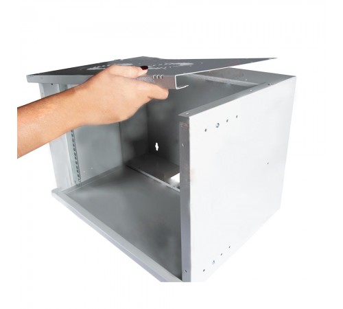 Шафа серверна Hypernet 4U 540 x 400 WMNC-40-4U-SOHO-FLAT для мережевого обладнання Шафа серверна Hypernet 4U 540 x 400 WMNC-40-4U-SOHO-FLAT для мережевого обладнання
