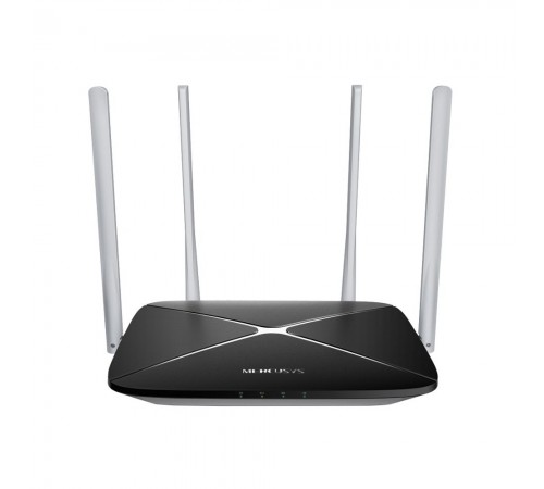 Бездротовий маршрутизатор Mercusys AC12 AC1200, 1хFE Wan, 3хFE LAN, 4 антени (AC12) Бездротовий маршрутизатор Mercusys AC12 AC1200, 1хFE Wan, 3хFE LAN, 4 антени (AC12)
