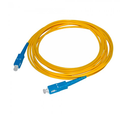 Патчкорд оптичний SC/UPC-SC/UPC SM simplex 3.00 LSZH 2м Патчкорд оптичний SC/UPC-SC/UPC SM simplex 3.00 LSZH 2м