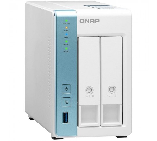 Система зберігання даних QNAP TS-231P3-4G з 2 відсіками для дисків, 4GB RAM, настільне виконання Система зберігання даних QNAP TS-231P3-4G з 2 відсіками для дисків, 4GB RAM, настільне виконання