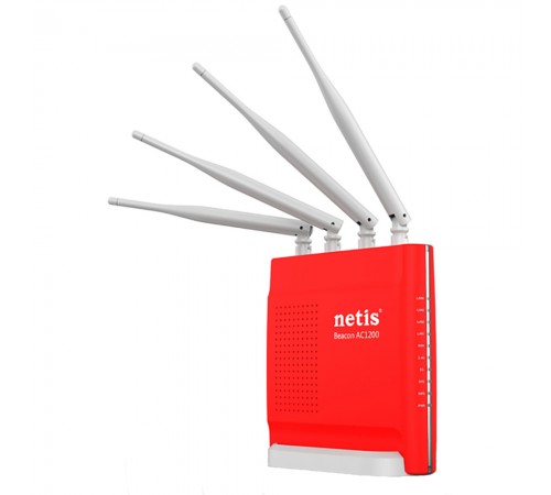 Точка доступу з мережним адаптером NETIS WRL ROUTER 1200MBPS 1000M/4P DUAL BAND WF2681 Точка доступу з мережним адаптером NETIS WRL ROUTER 1200MBPS 1000M/4P DUAL BAND WF2681