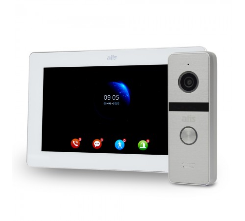 Комплект відеодомофона ATIS AD-770FHD White + AT-400FHD Silver
