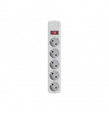 Мережевий фільтр Maxxter SPM5-G-10G, 3 м кабель, 5 розеток