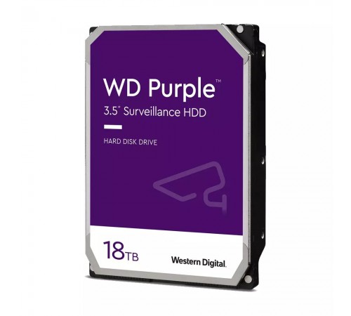 Жорсткий диск 18TB Western Digital Purple WD180PURZ для відеоспостереження Жорсткий диск 18TB Western Digital Purple WD180PURZ для відеоспостереження