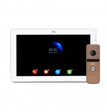 Комплект відеодомофона ATIS AD-1070FHD White + AT-400HD Gold