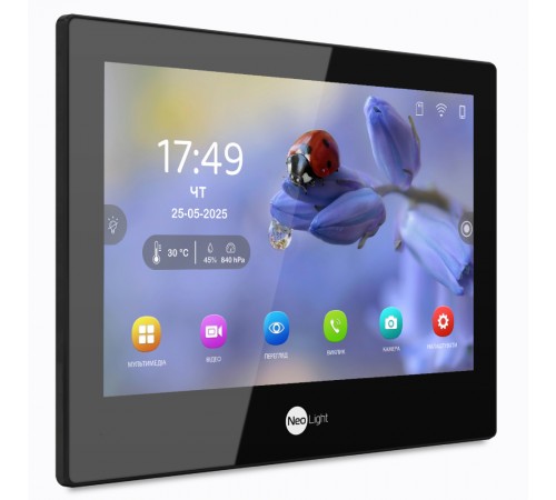 Гібридний відеодомофон 8" Neolight ALPHA Hybrid black з Wi-Fi Гібридний відеодомофон 8" Neolight ALPHA Hybrid black з Wi-Fi