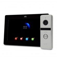 Комплект відеодомофона ATIS AD-770FHD Black + AT-400HD Silver