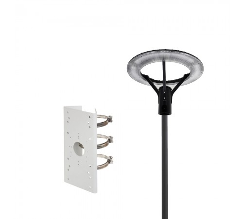 Комплект світильник світлодіодний парковий Lightwell LW-GL-50S + стовп парковий сірий 4м + кронштейн Dahua DS-1275ZJ-SUS Комплект світильник світлодіодний парковий Lightwell LW-GL-50S + стовп парковий сірий 4м + кронштейн Dahua DS-1275ZJ-SUS