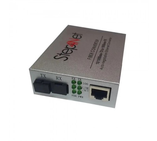 Медіаконвертер Step4Net MC-D-0,1-1SM-1550nm-20 Медіаконвертер Step4Net MC-D-0,1-1SM-1550nm-20