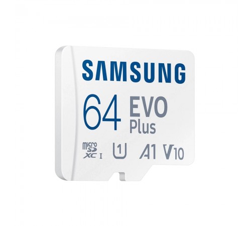 Карта пам'яті Samsung Evo Plus microSDXC 64GB UHS-I U1 V10 A1 + SD адаптер (MB-MC64KA/EU) Карта пам'яті Samsung Evo Plus microSDXC 64GB UHS-I U1 V10 A1 + SD адаптер (MB-MC64KA/EU)