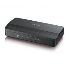 Комутатор на 8 портів ZyXEL GS-108S v2 (GS-108SV2-EU0101F) в пластиковому корпусі