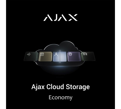 Ajax Cloud Storage Economy (1 камера, 600 хвилин, 7 днів): захищене хмарне сховище для зберігання подій із пристроїв відеоспостереження Ajax Ajax Cloud Storage Economy (1 камера, 600 хвилин, 7 днів): захищене хмарне сховище для зберігання подій із пристроїв відеоспостереження Ajax