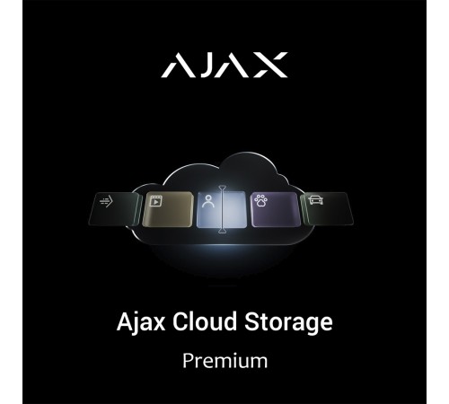 Ajax Cloud Storage Premium (1 камера, 600 хвилин, 7 днів): захищене хмарне сховище для зберігання подій із пристроїв відеоспостереження Ajax Ajax Cloud Storage Premium (1 камера, 600 хвилин, 7 днів): захищене хмарне сховище для зберігання подій із пристроїв відеоспостереження Ajax