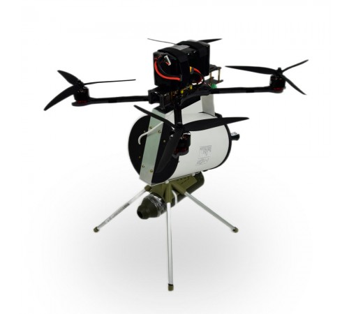 FPV Дрон 10 дюймів «Амага 10-О15» на оптоволокні 20 км, з денною камерою, кодифіковано