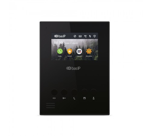 IP-відеодомофон 4.3" Bas-IP AU-04LAF Black з Wi-Fi IP-відеодомофон 4.3" Bas-IP AU-04LAF Black з Wi-Fi