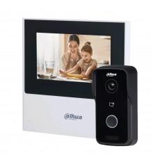 Комплект відеодомофона з Wi-Fi 4.3" Dahua DHI-VTH2611L-WP + DHI-VTO2111D-P-S2