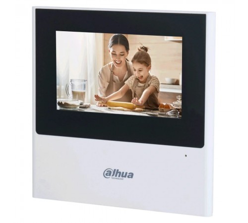 Комплект відеодомофона з Wi-Fi 4.3" Dahua DHI-VTH2611L-WP + DHI-VTO2111D-P-S2 Комплект відеодомофона з Wi-Fi 4.3" Dahua DHI-VTH2611L-WP + DHI-VTO2111D-P-S2