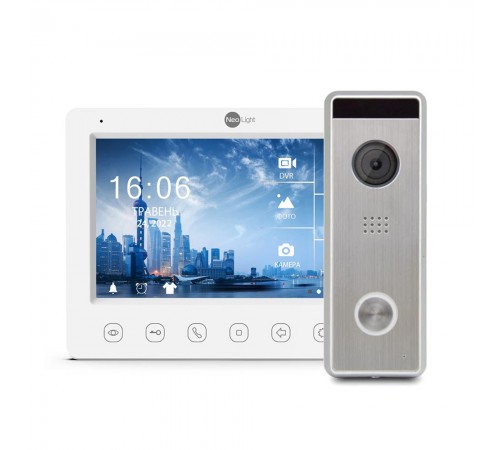 Комплект відеодомофона NeoLight KAPPA+ HD White + Tantos Triniti HD Комплект відеодомофона NeoLight KAPPA+ HD White + Tantos Triniti HD