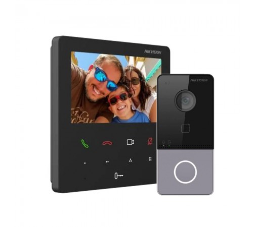 Комплект відеодомофона Hikvision DS-KH6110-WE1 + DS-KV6113-WPE1С Комплект відеодомофона Hikvision DS-KH6110-WE1 + DS-KV6113-WPE1С