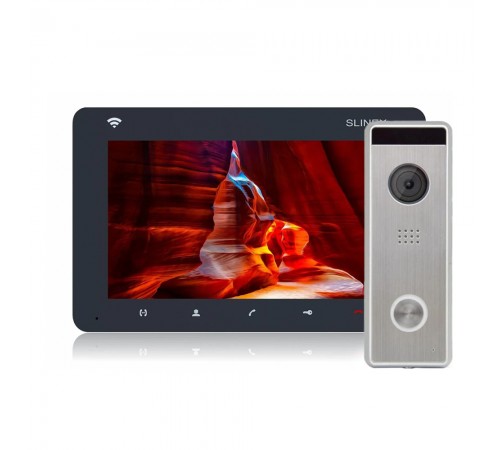 Комплект відеодомофона Slinex SM-07N Cloud (graphite) з Wi-Fi + Tantos Triniti HD Комплект відеодомофона Slinex SM-07N Cloud (graphite) з Wi-Fi + Tantos Triniti HD