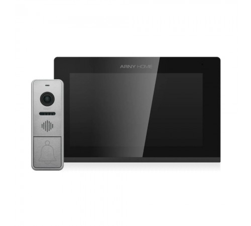 Відеодомофон Arny AVD-7143 (2Mpx) TFT black+silver