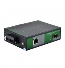 Медіаконвертор FoxGate ECi-SFP1000-FE/GE-POE індустріальний з POE