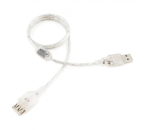 Подовжувач USB 2.0 AM/AF Cablexpert (CCF-USB2-AMAF-TR-2M) 2 метри з феритовим кільцем Подовжувач USB 2.0 AM/AF Cablexpert (CCF-USB2-AMAF-TR-2M) 2 метри з феритовим кільцем