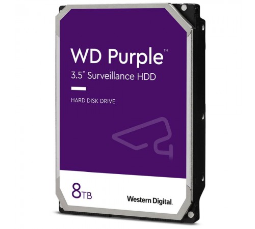 Жорсткий диск 8TB Western Digital Purple WD84PURZ для відеоспостереження Жорсткий диск 8TB Western Digital Purple WD84PURZ для відеоспостереження