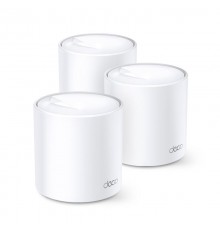 Домашня Mesh Wi-Fi система TP-LINK DECO X60 3PK AX3000 1xGE LAN 1xGE WAN MU-MIMO OFDMA (DECO-X60-3-PACK)