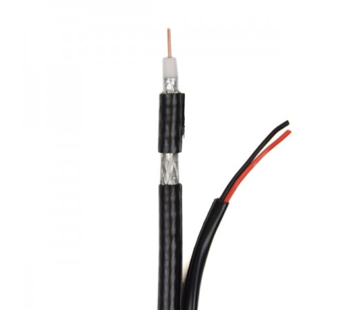 Кабель коаксіальний RG690-Cu+2*0.75 PE бухта 305м Кабель коаксіальний RG690-Cu+2*0.75 PE бухта 305м