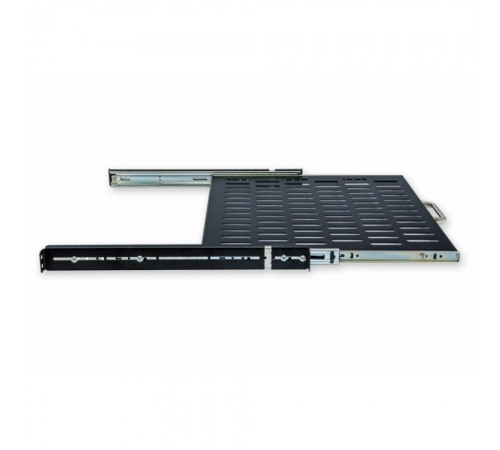 Полиця висувна 19" CMS UA-SHSL-400B 1U 400 мм, чорна Полиця висувна 19" CMS UA-SHSL-400B 1U 400 мм, чорна