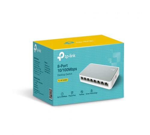 Комутатор TP-Link TL-SF1008D 8-портовий некерований Комутатор TP-Link TL-SF1008D 8-портовий некерований